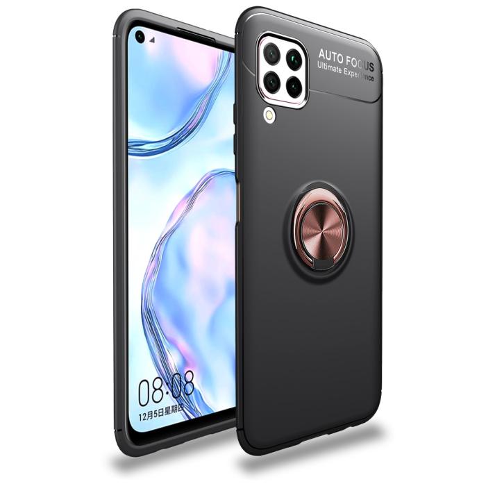 Bild 1, Huawei P40 Lite - Kickstand Ringskal - Svart/Rosé