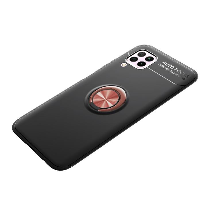 Bild 2, Huawei P40 Lite - Kickstand Ringskal - Svart/Rosé