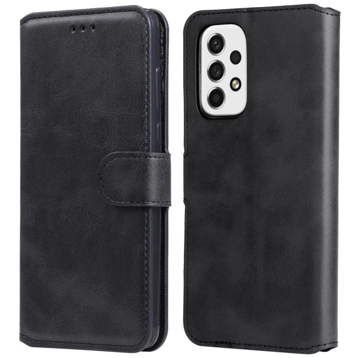 Bild 1, Samsung Galaxy A53 5G Fodral Solid Läder Svart