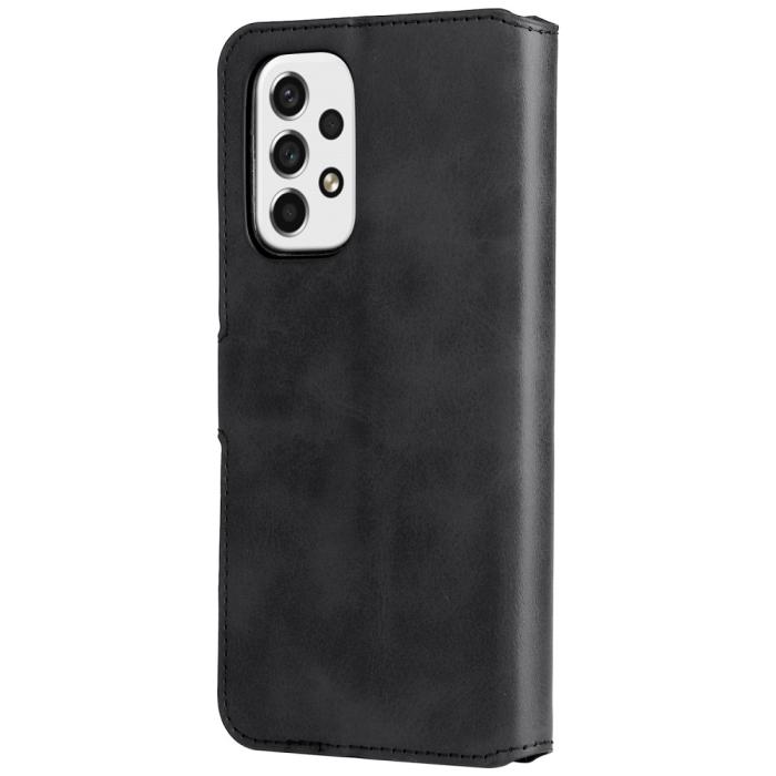 Bild 3, Samsung Galaxy A53 5G Fodral Solid Läder Svart