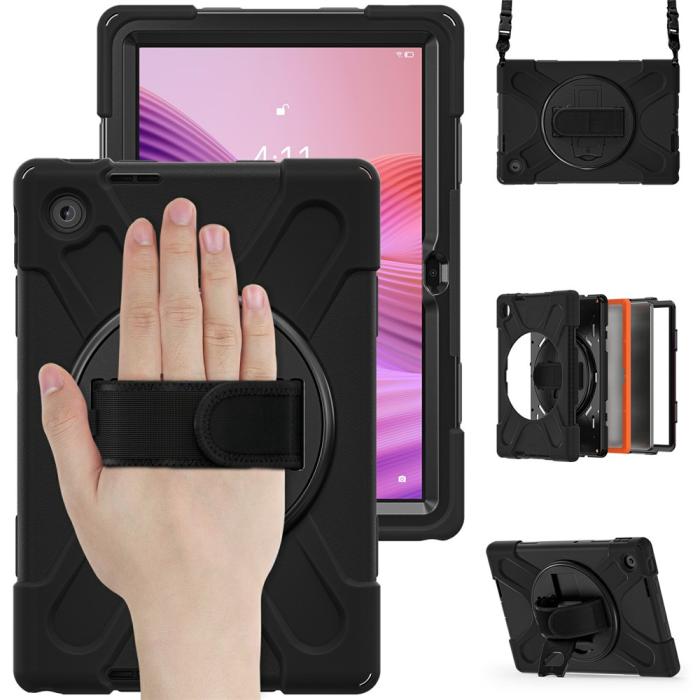Bild 3, Lenovo Tab 10.1 2025 Skal 360 Shockproof Hybrid Svart