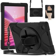 Lenovo Tab 10.1 2025 Skal 360 Shockproof Hybrid Svart