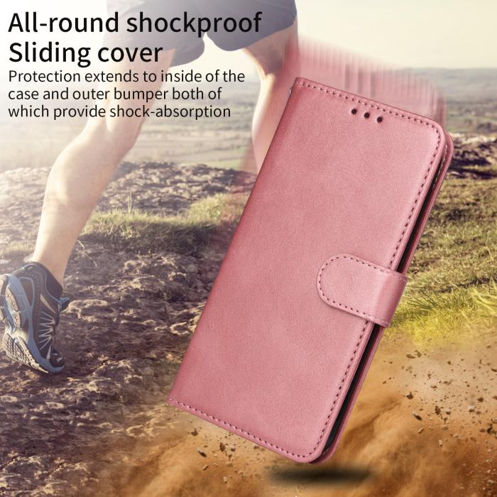 Bild 6, Motorola Moto G86 Power / G86 5G Fodral Läder Roséguld