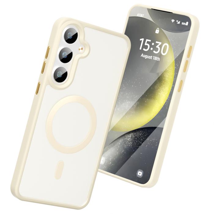 Bild 3, ColorPop Galaxy S24 Plus Skal CH MagSafe Matt Off White