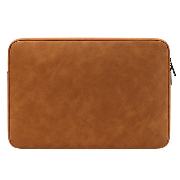 Bild 1, Läder Laptop Sleeve Med Mjukt Foder 13.3