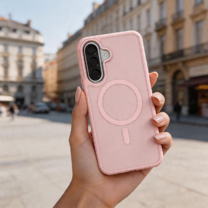 Bild 5, Tech-Protect Galaxy A37/A36/A56 Skal MagSafe MagMat Rosa