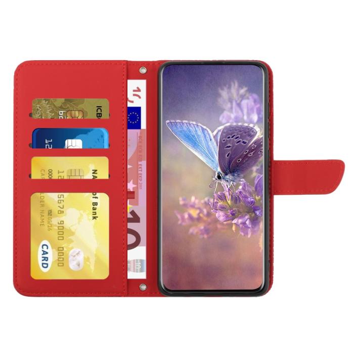 Bild 2, Xiaomi 13T / 13T Pro Fodral Med Tryck Röd