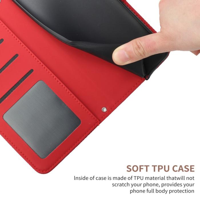 Bild 4, Xiaomi 13T / 13T Pro Fodral Med Tryck Röd
