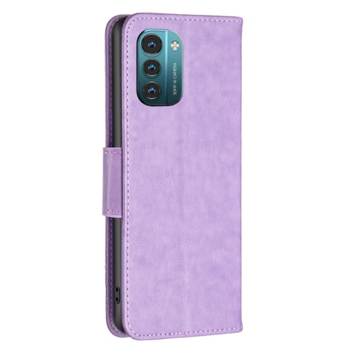 Bild 3, Nokia G11 / G21 Fodral Tryck Butterfly Lila