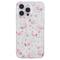 iPhone 16 Pro Skal TPU Rosa Blommor