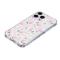 iPhone 16 Pro Skal TPU Rosa Blommor