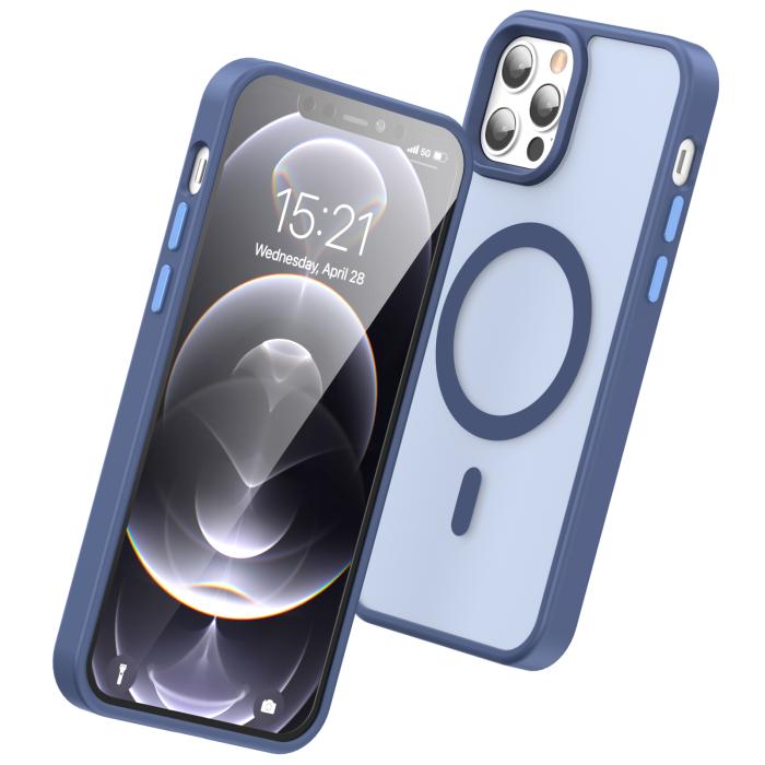 Bild 3, ColorPop iPhone 12 Pro Max Skal CH MagSafe Matt Lavender Ash