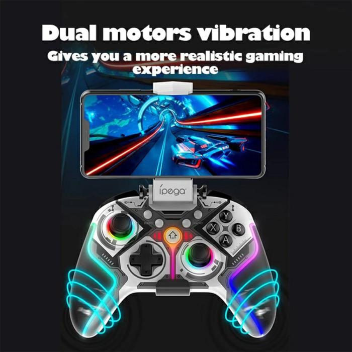 Bild 4, iPega Universal RGB Trådlös Handkontroll PS/NS/iOS/PC/TV Vit