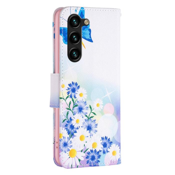 Bild 5, Galaxy S25 Plus / S24 Plus Fodral Med Tryck Fjäril/Blommor