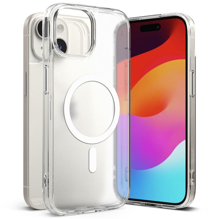 Bild 2, Ringke iPhone 15 Plus Skal MagSafe Fusion Matt Transparent