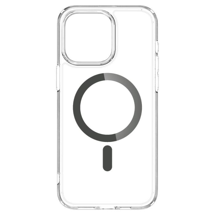 Bild 3, Spigen iPhone 15 Pro Skal MagSafe Ultra Hybrid Graphite