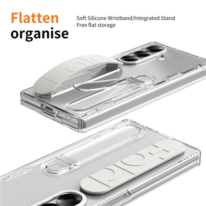 Bild 2, Samsung Galaxy Z Fold 7 Skal Kickstand Transparent