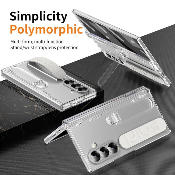Bild 4, Samsung Galaxy Z Fold 7 Skal Kickstand Transparent
