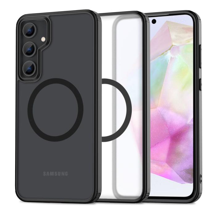 Bild 1, Tech-Protect Galaxy A35 5G Skal MagSafe MagMat Matt Svart