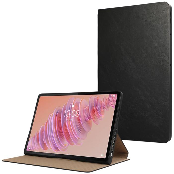 Bild 1, Lenovo Tab Plus Fodral Läder Svart