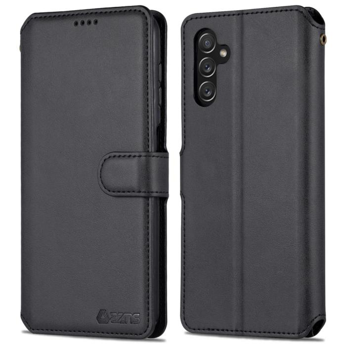 Bild 1, AZNS Samsung Galaxy A04s / A13 5G Fodral Läder Svart