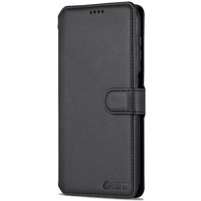 Bild 2, AZNS Samsung Galaxy A04s / A13 5G Fodral Läder Svart
