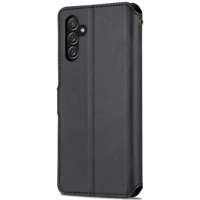 Bild 3, AZNS Samsung Galaxy A04s / A13 5G Fodral Läder Svart