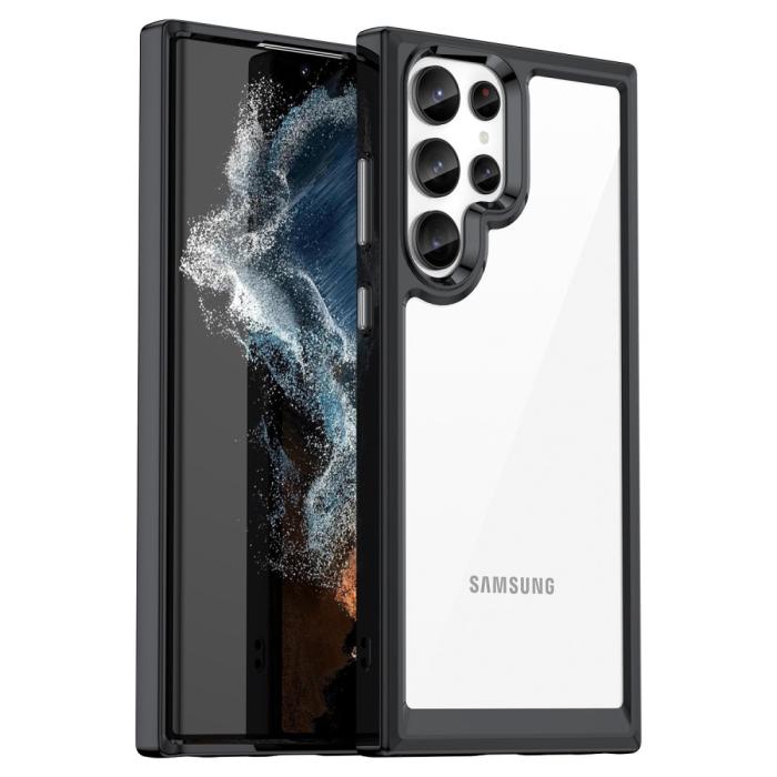 Bild 1, Samsung Galaxy S23 Ultra Skal Shockproof Akryl/TPU Svart