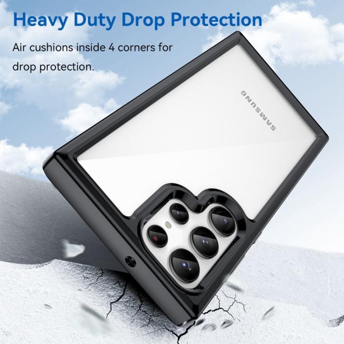 Bild 3, Samsung Galaxy S23 Ultra Skal Shockproof Akryl/TPU Svart
