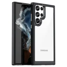 Samsung Galaxy S23 Ultra Skal Shockproof Akryl/TPU Svart