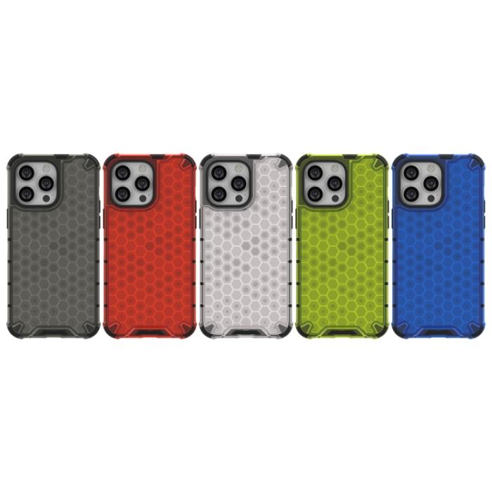 Bild 6, iPhone 15 Pro Skal Honeycomb Shockproof Svart