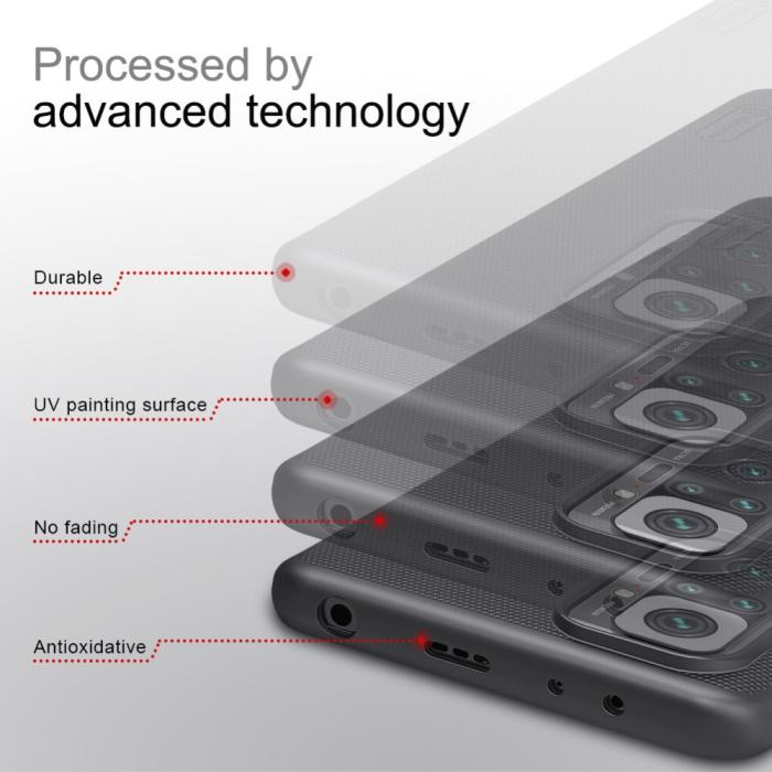 Bild 4, Xiaomi Redmi Note 10 Pro - NILLKIN Shield Frostat Skal - Svart
