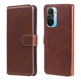 Xiaomi Mi 11i - Läder Fodral Solid - Brun