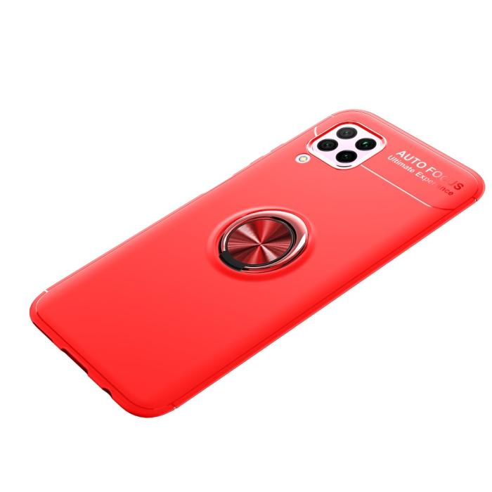 Bild 2, Huawei P40 Lite - Kickstand Ringskal - Röd
