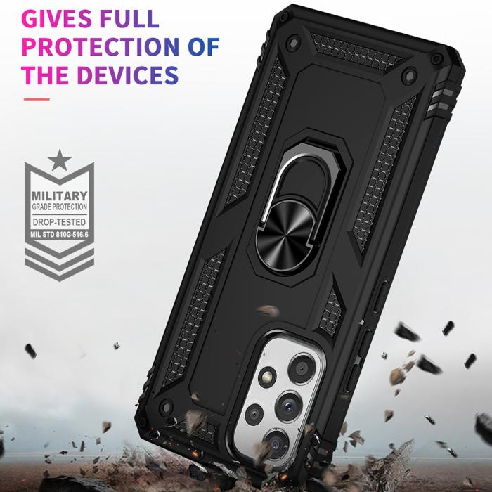 Bild 6, Samsung Galaxy A53 5G Skal Armor Hybrid Ring Svart