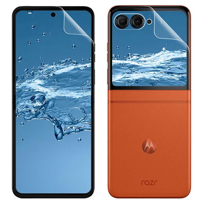 Bild 2, IMAK Motorola Razr 50 60 / 5G Skärmskydd Heltäckande TPU