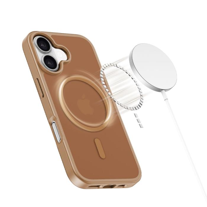 Bild 3, Tech-Protect iPhone 17 Skal MagSafe BasicMag Matte Brown