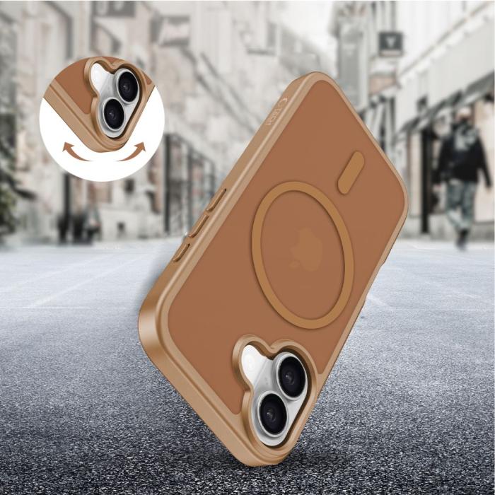 Bild 6, Tech-Protect iPhone 17 Skal MagSafe BasicMag Matte Brown