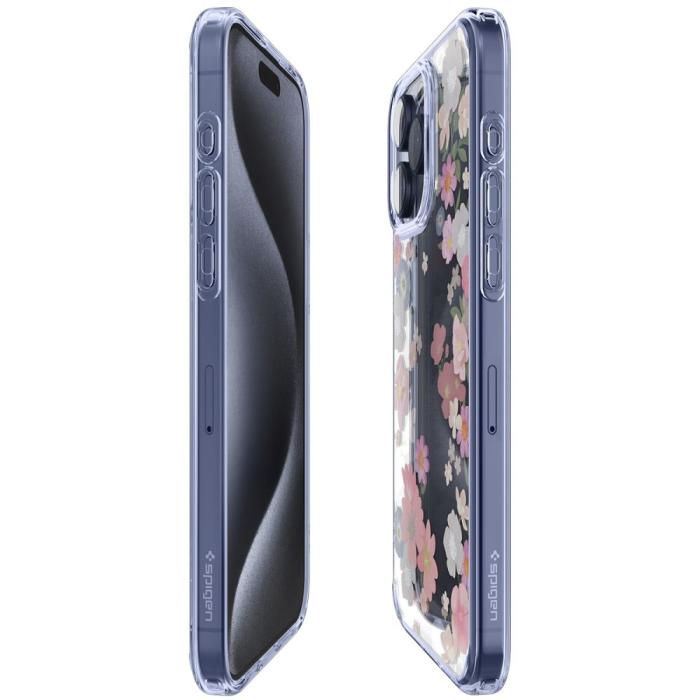 Bild 2, Spigen iPhone 15 Pro Skal Ultra Hybrid Blossom
