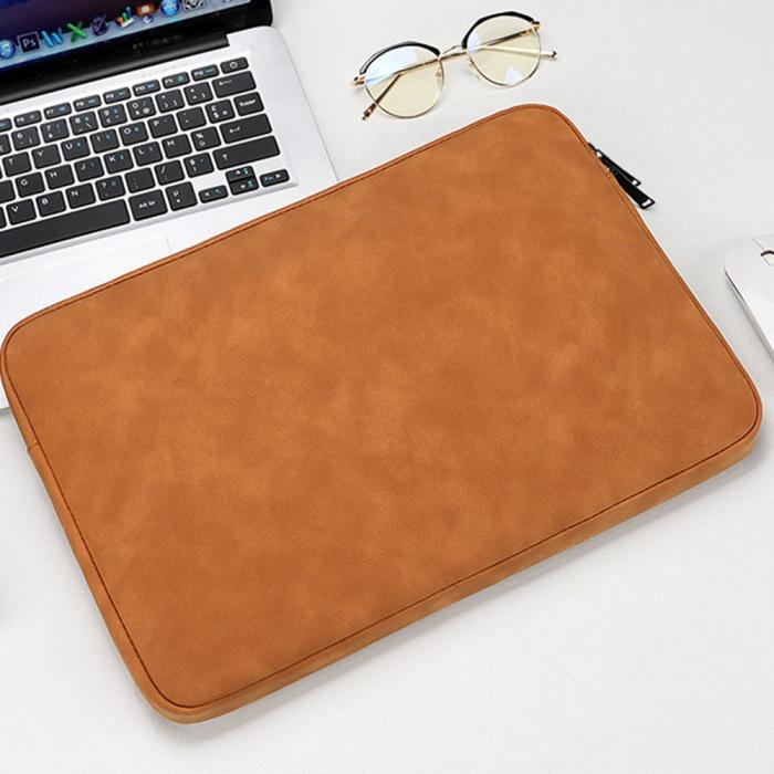 Bild 5, Läder Laptop Sleeve Med Mjukt Foder 13.3