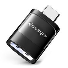 ESSAGER USB-A Hona till USB-C 3.0 Adapter, 5Gbps Svart