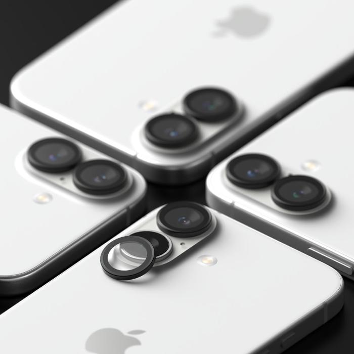 Bild 6, Ringke iPhone 16 / 16 Plus 2-PACK Linsskydd Svart
