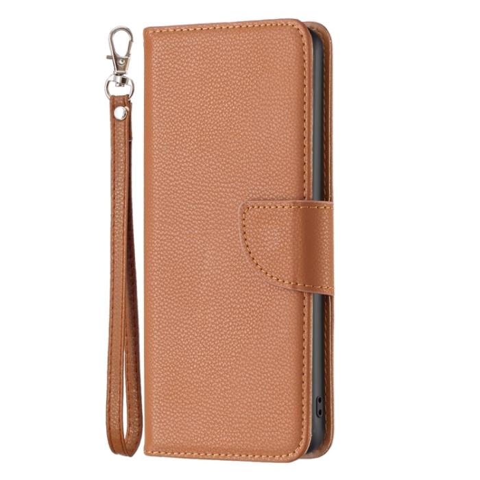 Bild 2, Xiaomi Redmi 10C Fodral Shark Litchi Brun