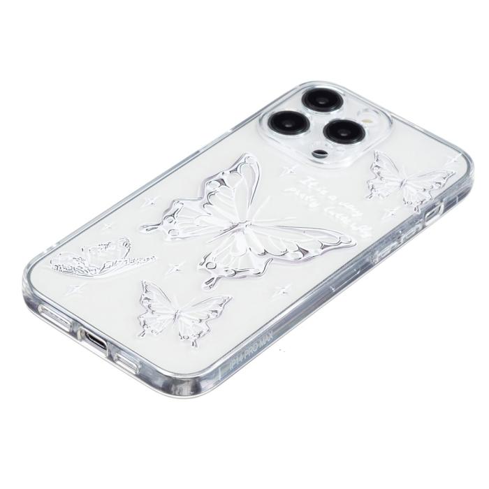 Bild 3, iPhone 16 Pro Skal TPU Fjärilar