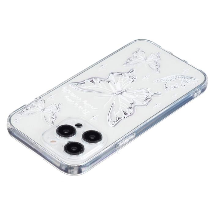 Bild 4, iPhone 16 Pro Skal TPU Fjärilar