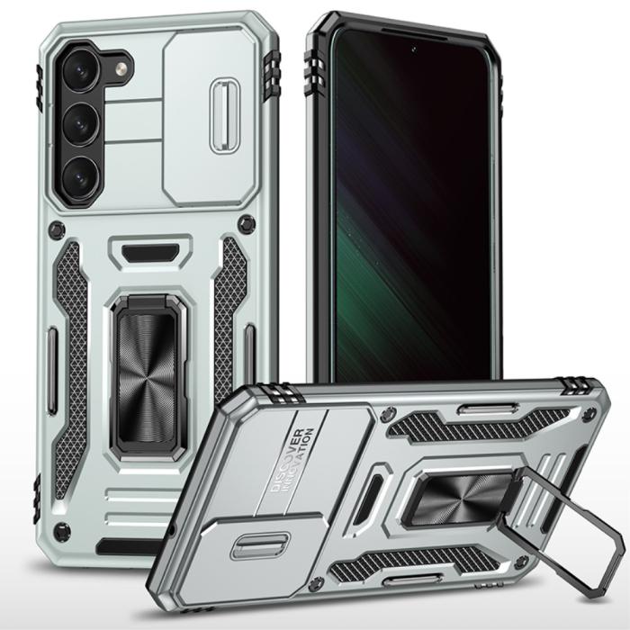 Bild 1, Samsung Galaxy S23 Plus Skal Ring CamShield Grå