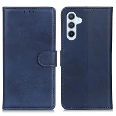 Samsung Galaxy S26 Fodral L&auml;der Bl&aring;