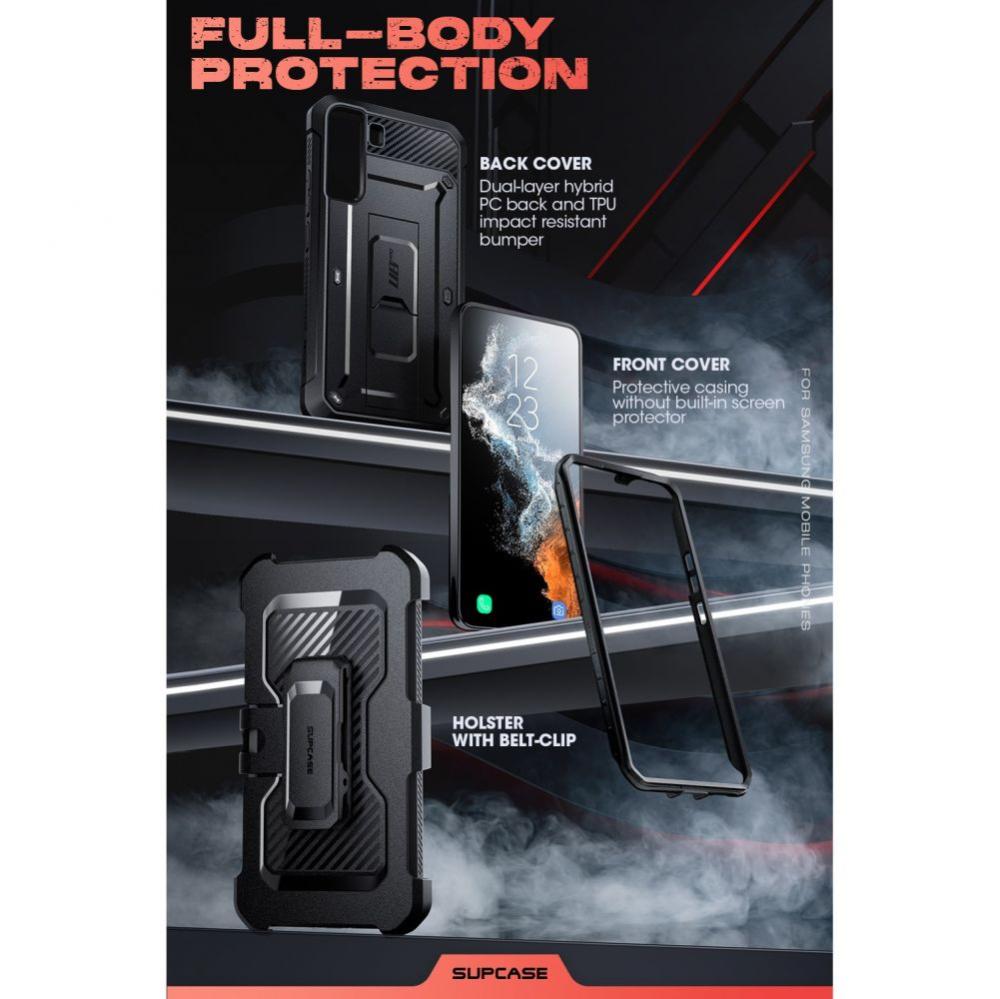 Supcase Samsung Galaxy S22 Plus Skal Unicorn Beetle Pro Svart