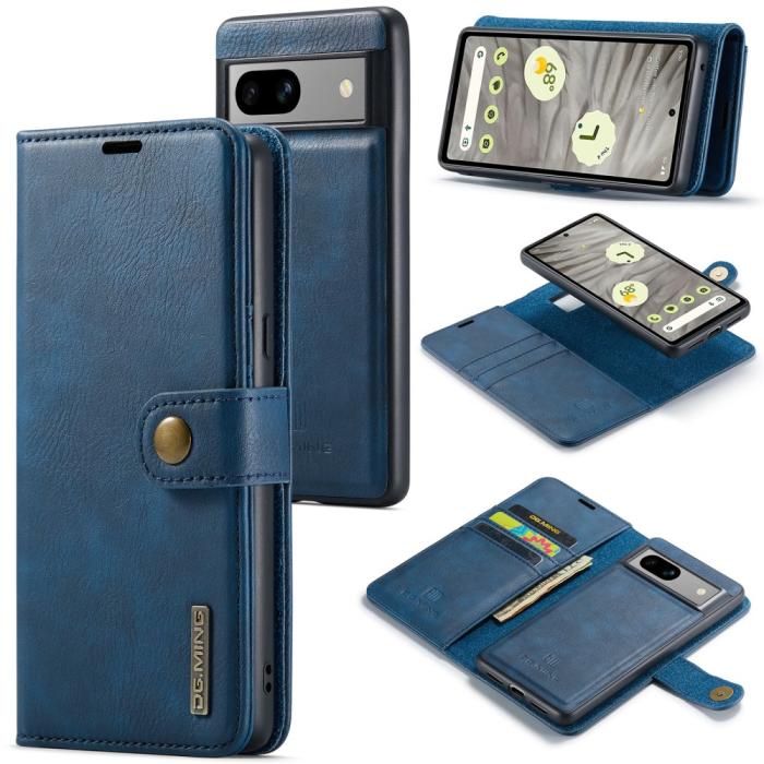 Bild 1, DG.MING Google Pixel 8A 2in1 Magnet Fodral Blå