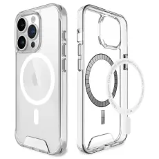 iPhone 16 Pro Max Skal MagSafe Hybrid Transparent